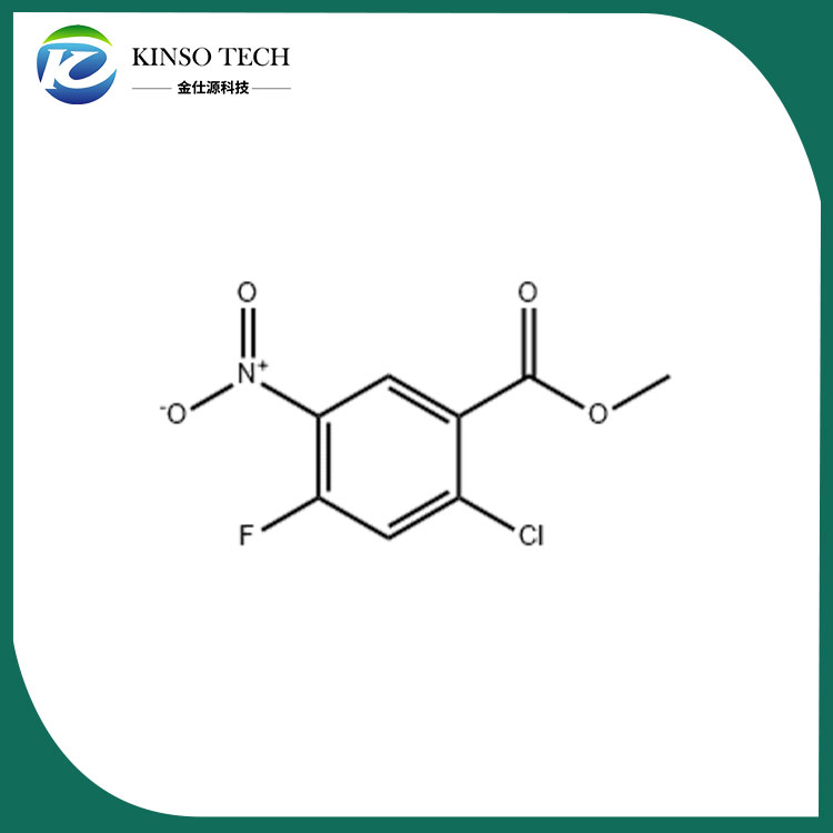 2-kloori-4-fluori-5-nitrobentsoehapon metyyliesteri CAS 85953-30-6